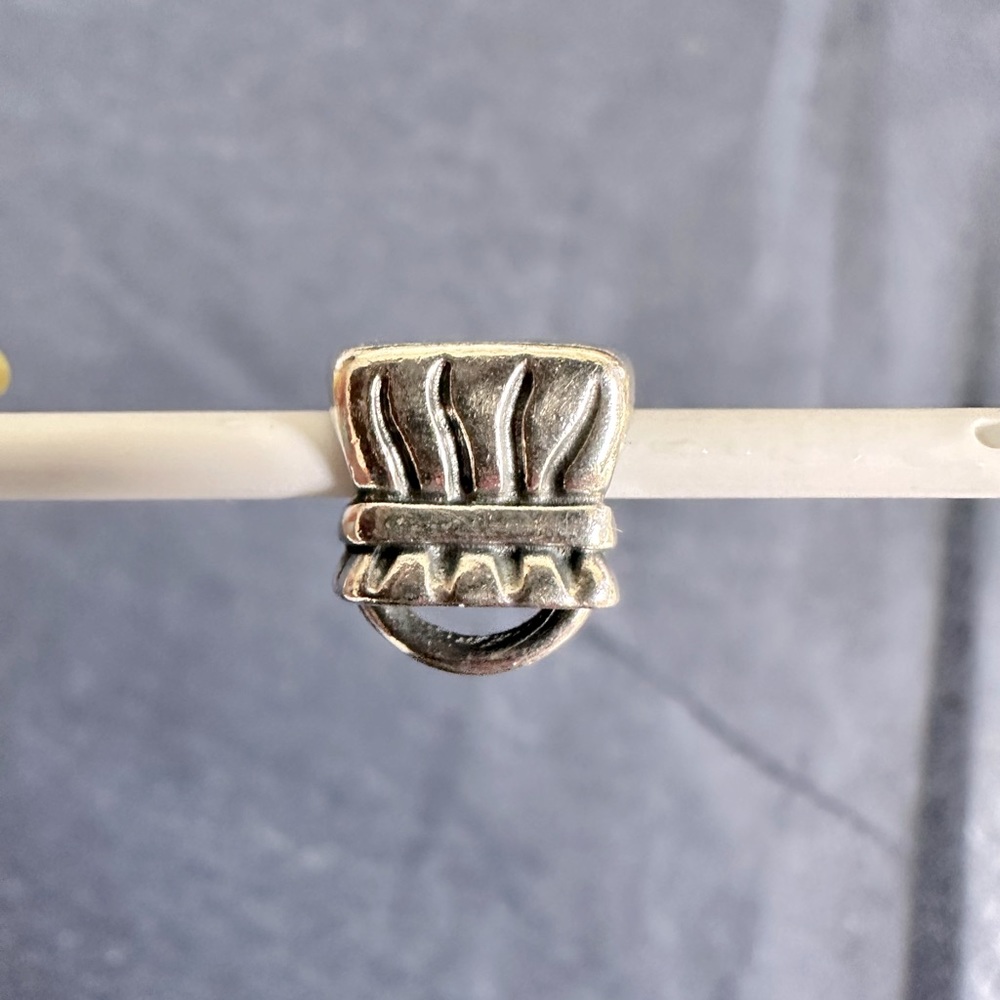 RETIRED Pandora Purse Handbag Charm with 14k bow - Picture 10 of 13